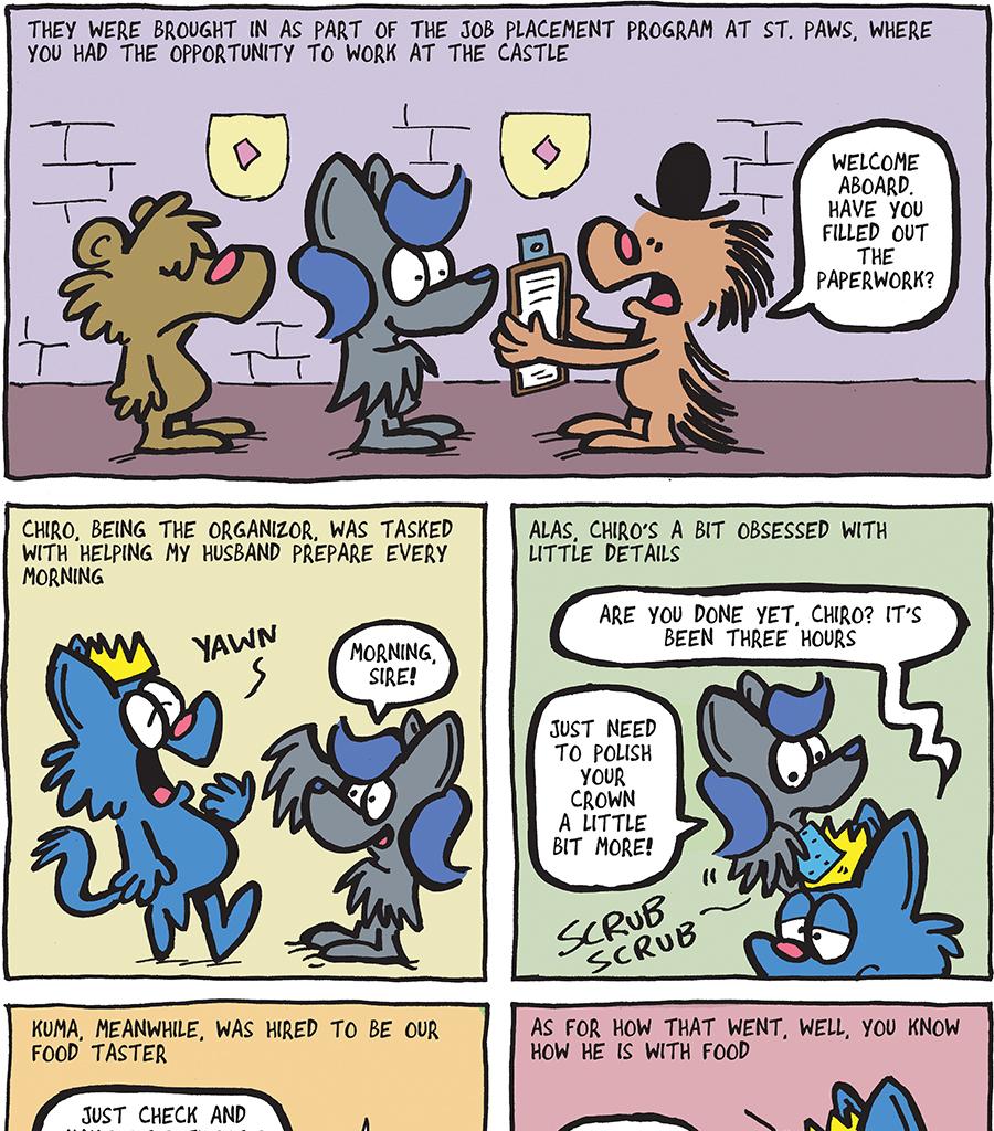 The Fuzzy Princess - Episode 449, Page 1: 2019-07-31-Hiring Pains